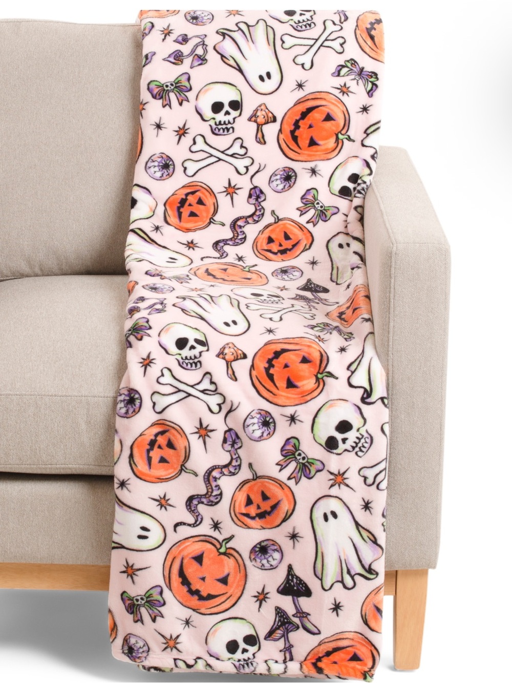 HALLOW HOME Sinister Ghouls Throw